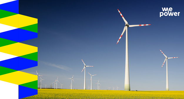 Wepower blockchain and wind turbines